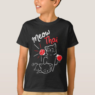 Meow Thai I Muay Thai Boxing I Muay Thai Men Women T-Shirt