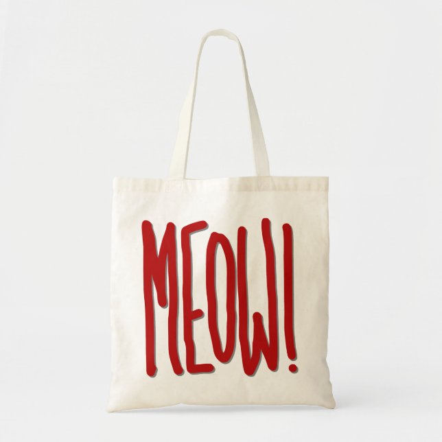 Meow! Tote Bag (Front)