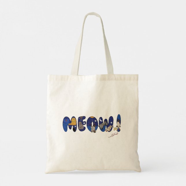 Meow Tote Bag (Back)