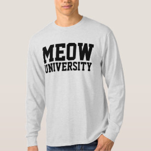 MEOW UNIVERSITY cat T-shirts