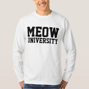 MEOW UNIVERSITY T-shirts
