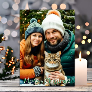 Meow-y Christmas   Personalised Photo Holiday