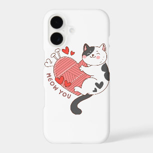 Meow You Cute Cat Valentine's Day