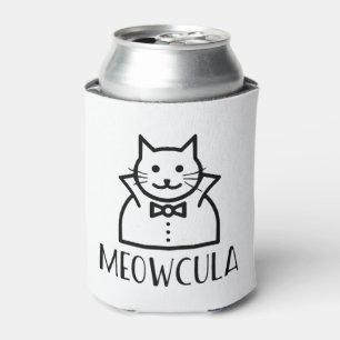 Meowcula Halloween  Can Cooler
