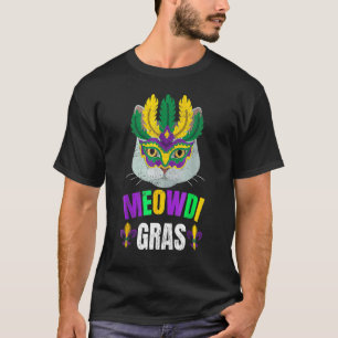 Meowdi Gras Cat For The Next Mardi Gras T-Shirt