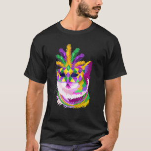 Meowdi Gras, Mardi Gras Cat Mum, Cat lover, Mardi  T-Shirt