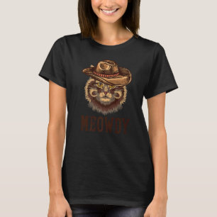 Meowdy Cat Country Music Meow Howdy T-Shirt