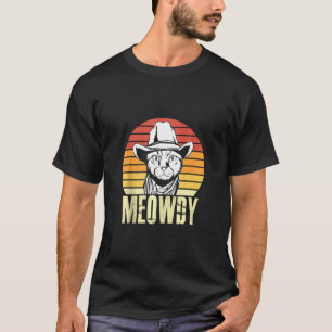 Meowdy Cat Retro Texas T-Shirt