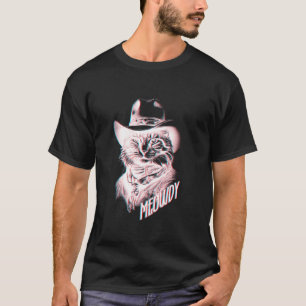 Meowdy Funny Cat Cowboy T-Shirt