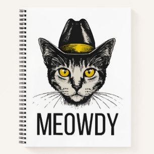 Meowdy Funny Cat Notebook