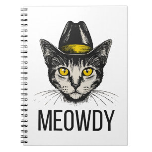Meowdy Funny Cat Notebook