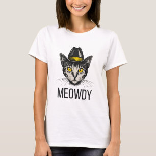 Meowdy Funny Cat T-Shirt