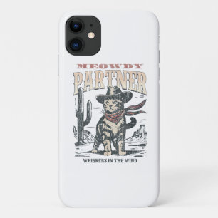 Meowdy Partner Cowboy Cat Case-Mate iPhone Case