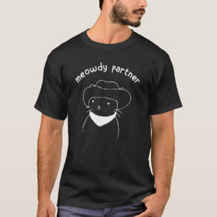 Meowdy Partner Howdy Cowboy Cat T-Shirt