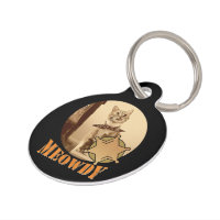 Meowdy Texan Cat Cowboy Sheriff Personalised