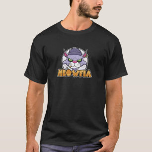 Meowfia Funny Gangster Burmese Cat T-shirt