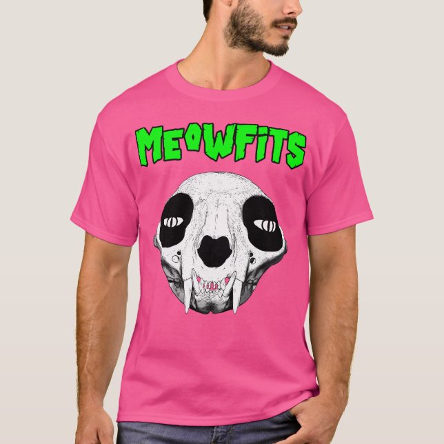 Meowfits Horror Punk T-Shirt (Front)