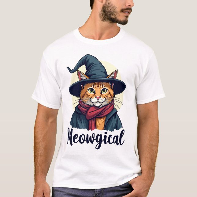 Meowgical Cat T-Shirt (Front)