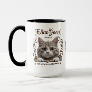 Meowgical Moments 15 oz Combo Cat Lover Mug Set