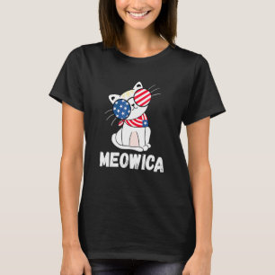Meowica Cat 4h Of July T-Shirt