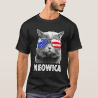 Meowica Cat 4th Of July Merica Men Women Usa Ameri