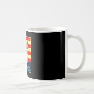 Meowica cat 4th of july patriotic american flag coffee mug