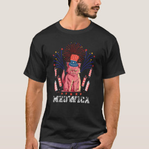 Meowica For America And Patriotic Cat T-Shirt