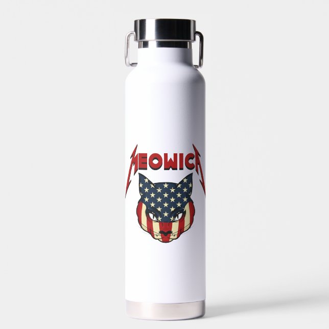 Meowica Water Bottle (Front)
