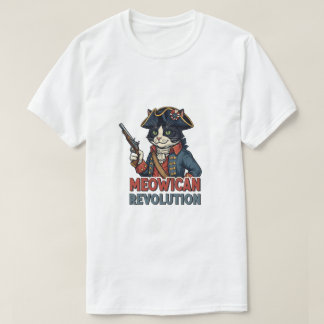 Meowican Revolution – Patriotic Cat T-Shirt