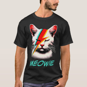 Meowie Cat Rock Music Concert Band Men Kids Women T-Shirt