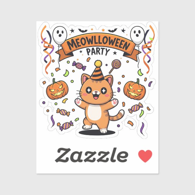 Meowlloween Party – Dancing Cat Halloween (Sheet)