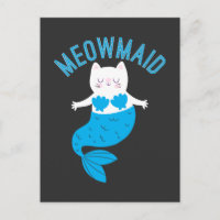 Meowmaid Cute Mermaid Cats Kitty Beach Lover
