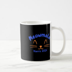 Meowmala Kamala Harris 2024 Cat Lady For Kamala Fu Coffee Mug