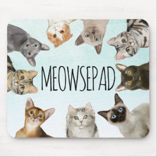 Meowsepad   Funny Cat Lover Mouse Pad
