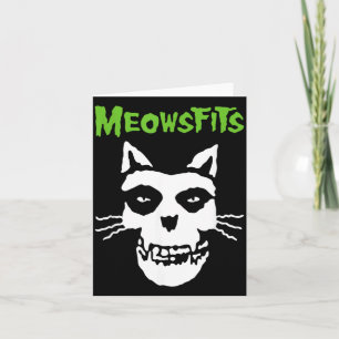 Meowsfits Cats Kittens Meow Funny Parody Band for Card