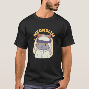 Meowslim Cute Cat Meowing Muslim Religion T-Shirt