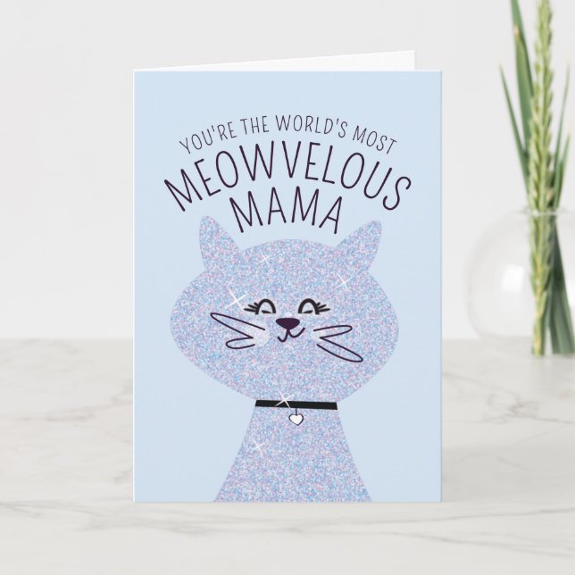 Meowvelous Mama Cat Card (Front)