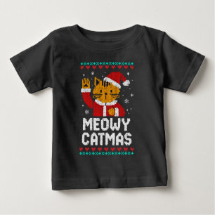 Meowy Catmas Baby T-Shirt