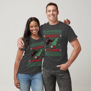 Meowy Catmas Christmas T-Shirt
