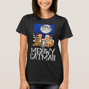 Meowy Catmas Merry Christmas Cat 2 T-Shirt