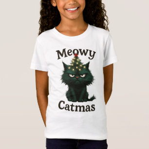 Meowy Catmas Moody cat T-Shirt