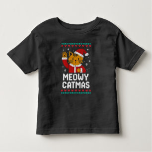 Meowy Catmas Toddler T-Shirt