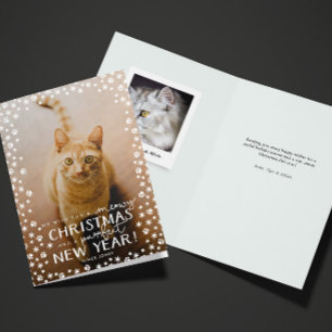 Meowy Christmas and Purrfect New Year Cat Holiday