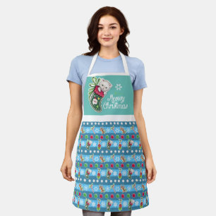 Meowy Christmas Apron