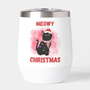 Meowy Christmas Cat Personalised