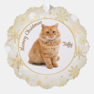 Meowy Christmas Cat Pet Ornament