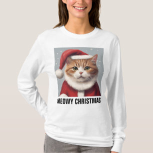 MEOWY CHRISTMAS CAT T-Shirt