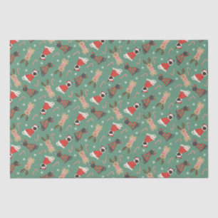 Meowy Christmas Cats Tissue Paper