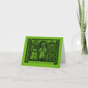 Meowy Christmas for Pop Pop, Three Wise Cats, Magi Card