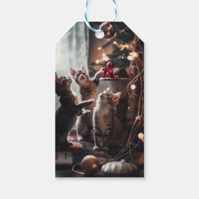 Meowy Christmas! Gift Tags (Front)